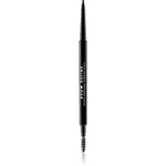 MUA Makeup Academy Brow Define precízna ceruzka na obočie s kefkou odtieň Black 0.05 g