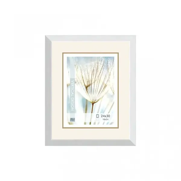Dřevěný rám bílý Avon – 24x30cm