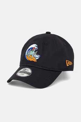 Bavlněná baseballová čepice New Era NEW ERA černá barva, s aplikací, 60667532