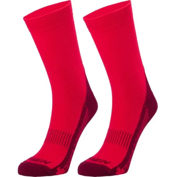 HAVEN STRUCTURE LONG Ponožky, červená, velikost