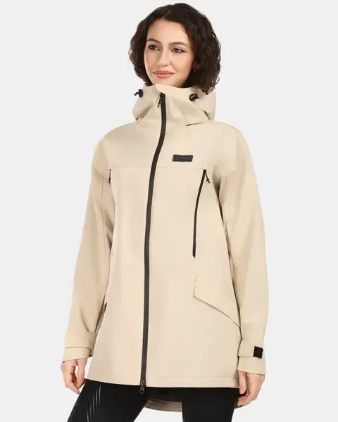 Dámský outdoorový kabát kilpi ayra-w béžová 38