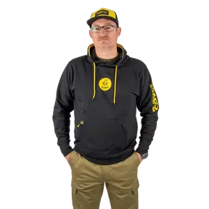 Black cat mikina black hoody - m