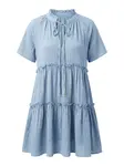 Imily Bela Šaty  nebesky modrá