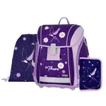 Oxybag PREMIUM LIGHT - školní set Flowers 3 ks: aktovka, penál, sáček
