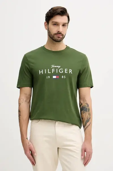 Tommy Hilfiger Bavlněné tričko Tommy Hilfiger