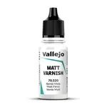 Matný lak pro modelářské barvy Vallejo 18ml