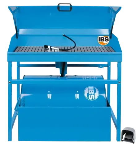 IBS Scherer Mycí stůl typ MD 200 litrů, extra nosnost 250 kg, elektrické čerpadlo, štětec - IBS