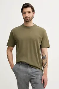 BOSS Orange  Bavlněné tričko  Te_Tirecollar