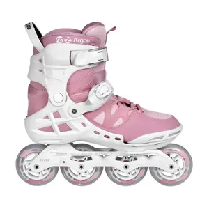 Kolečkové brusle Powerslide Phuzion Argon Rose 80 Trinity 42