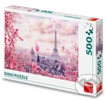Puzzle 500: Eiffelovka v růžovém