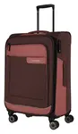 Stredný textilný kufor Travelite Viia 4w M Rose