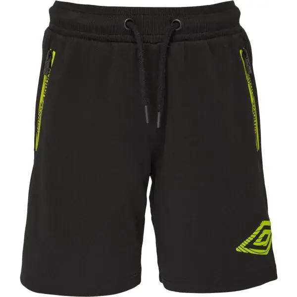 Umbro ERMIS Chlapecké šortky, černá, velikost 164-170
