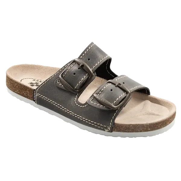 SANTÉ Dámské pantofle D/21N/90/BP ANTRACIT v.41