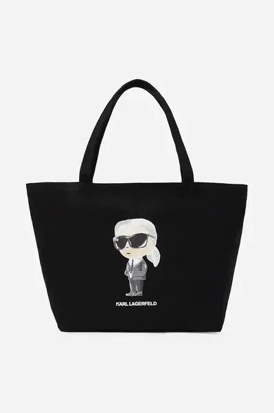 Bavlněná kabelka Karl Lagerfeld IKON