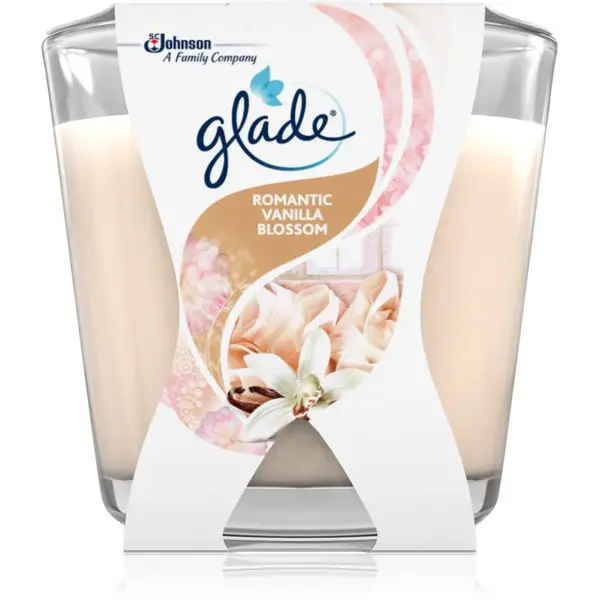 GLADE Romantic Vanilla Blossom vonná sviečka 70 g