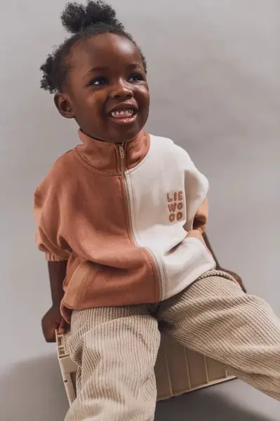 Detská bavlnená mikina Liewood Cassius Zip-up Sweatshirt