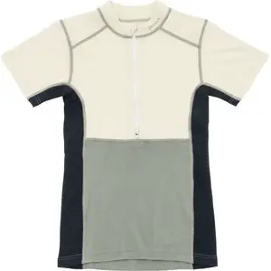 Devold LAUPAREN MERINO 190 ZIP TEE WMN Dámské funkční tričko, šedá, velikost