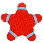 Reedog star red, latexová pískací hračka, 15 cm