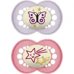 MAM Original Night 16m+ dudlík Pink/ Purple 2 ks