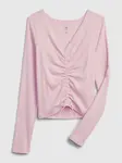 GAP Dětské nabírané tričko - Holky