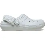 Crocs CLASSIC FLEECE LINED CLOG Unisex nazouváky, šedá, velikost 37/38
