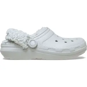 Crocs CLASSIC FLEECE LINED CLOG Unisex nazouváky, šedá, velikost 37/38