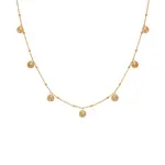 Hot Diamonds Módní pozlacený náhrdelník s přívěsky Jac Jossa Embrace CH108