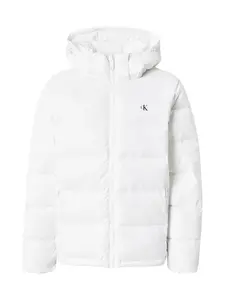 Calvin Klein Jeans Zimná bunda  čierna / biela