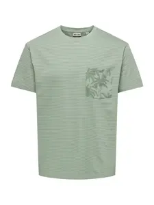 Only & Sons Tričko 'ONSFRED'  zelená / pastelovo zelená