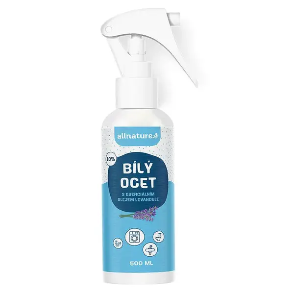 Allnature Bílý ocet sprej 10 % levandule 500 ml