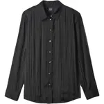 GAP BOYFRIEND Dámska košeľa, čierna, veľkosť