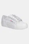 Tenisky Superga FLOWER MACRAME bílá barva, S2136QW