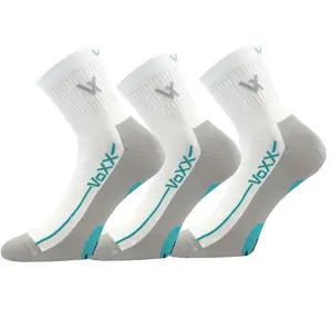 VoXX 3PACK ponožky bílé (Barefootan-white) M