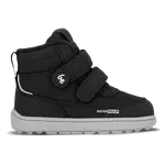 Dětské zimní barefoot boty Be Lenka Zippu Preschool - Black & Grey