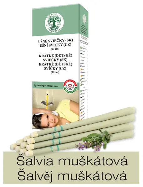 Ušné sviečky ŠALVIA (set6)