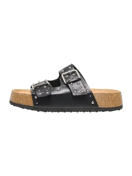 ONLY Šľapky 'ONLMERIDA-1'  čierna / strieborná