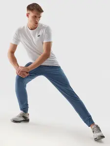 Pánské sportovní rychleschnoucí kalhoty 4F - denim