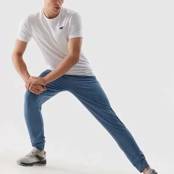 Pánské sportovní rychleschnoucí kalhoty 4F - denim