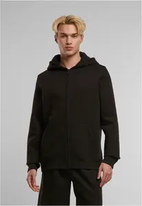 Basic Essential Zip Hoody black