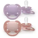 Philips Avent Ultrasoft SCF091/43 6-18 m cumlík Girl 2 ks