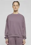 Women's Oversized Terry Sweatshirt Purple