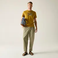 Pánské tričko regatta breezed žlutá 4xl