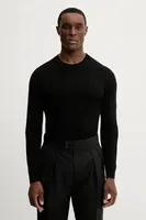 Vlněný svetr Paul Smith pánský, černá barva, lehký, M1R-238Z-P02093