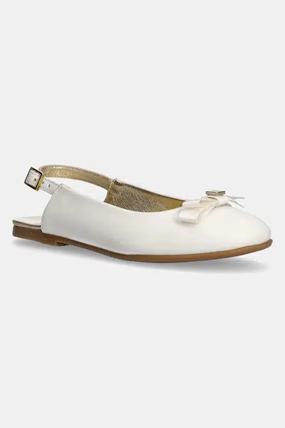 Dětské balerínky Tommy Hilfiger bílá barva, T4A3-33929