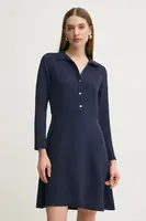 Šaty Morgan RBREST tmavomodrá barva, mini, RBREST