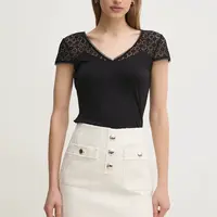 Halenka Morgan DFLO dámská, černá barva, hladká, DFLO