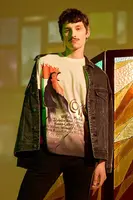 Bavlněné tričko Medicine šedá barva