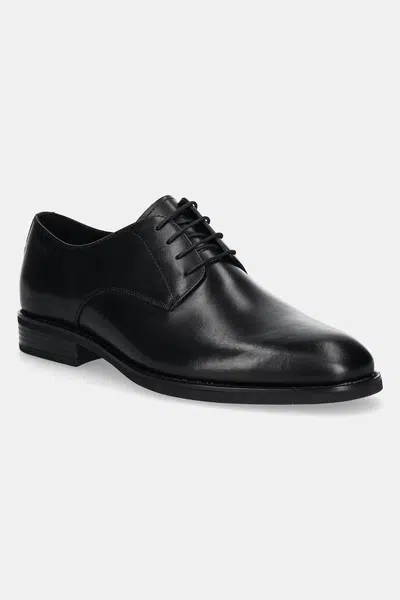 Kožené polobotky Vagabond Shoemakers MARIO pánské, černá barva, 5861-001-20
