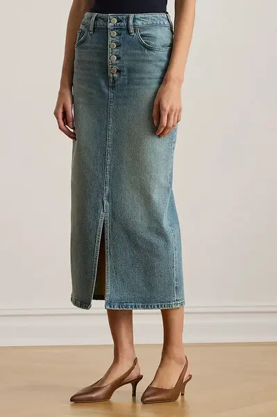 Džínová sukně Lauren Ralph Lauren