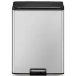 Odpadkový kôš Eko Essential 20+20l inox mat 822840